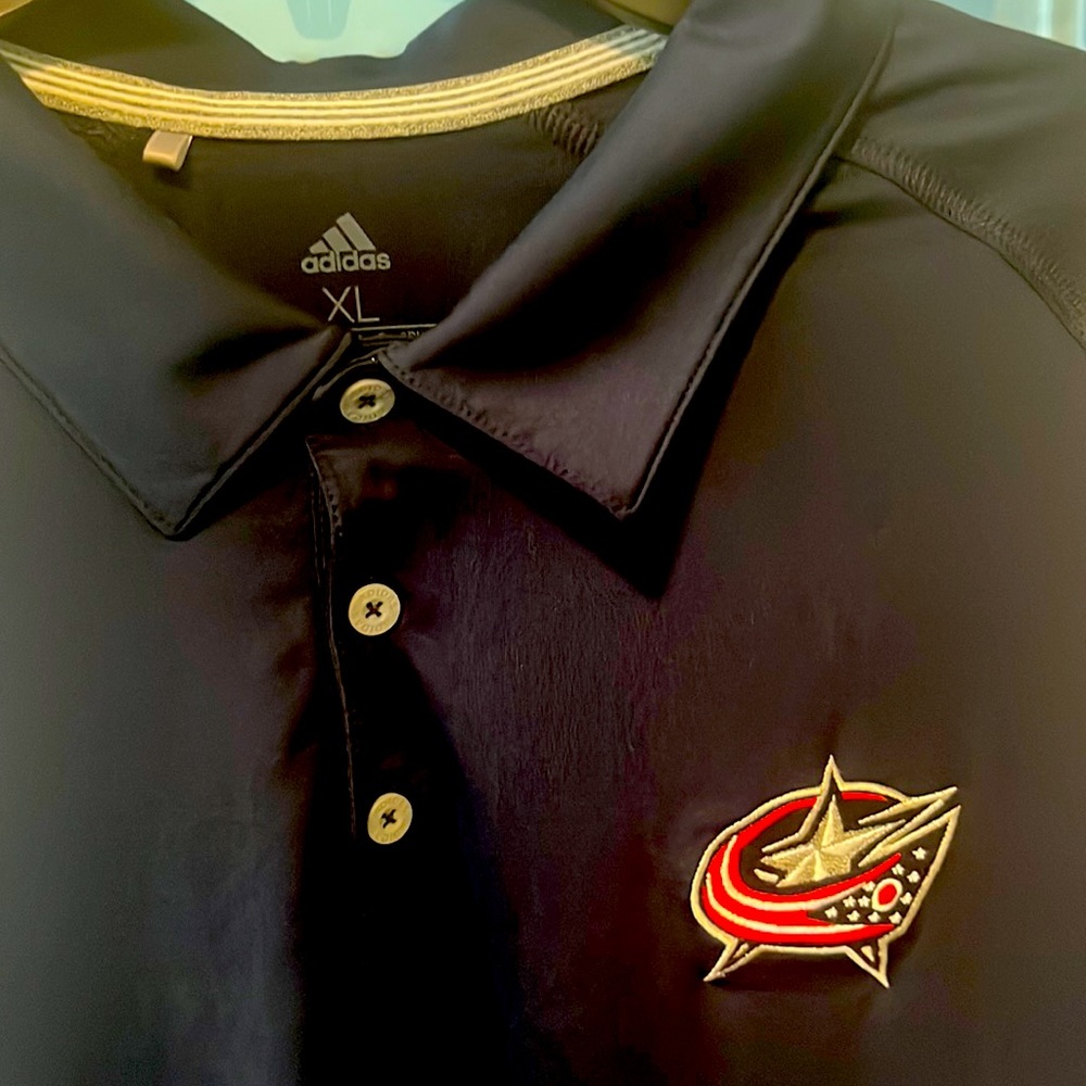Mens XL Adidas Climacool Polo Shirt EUC